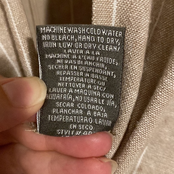 Suzy Shier Linen Jumpsuit - Picture 7 of 10